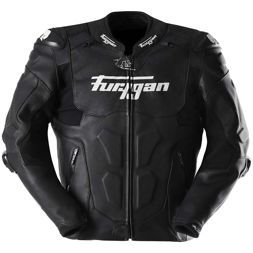 Furygan Raptor Evo 3 Leather Jacket Black / White FREE UK Delivery, FREE 365 Day Returns | Moto Central