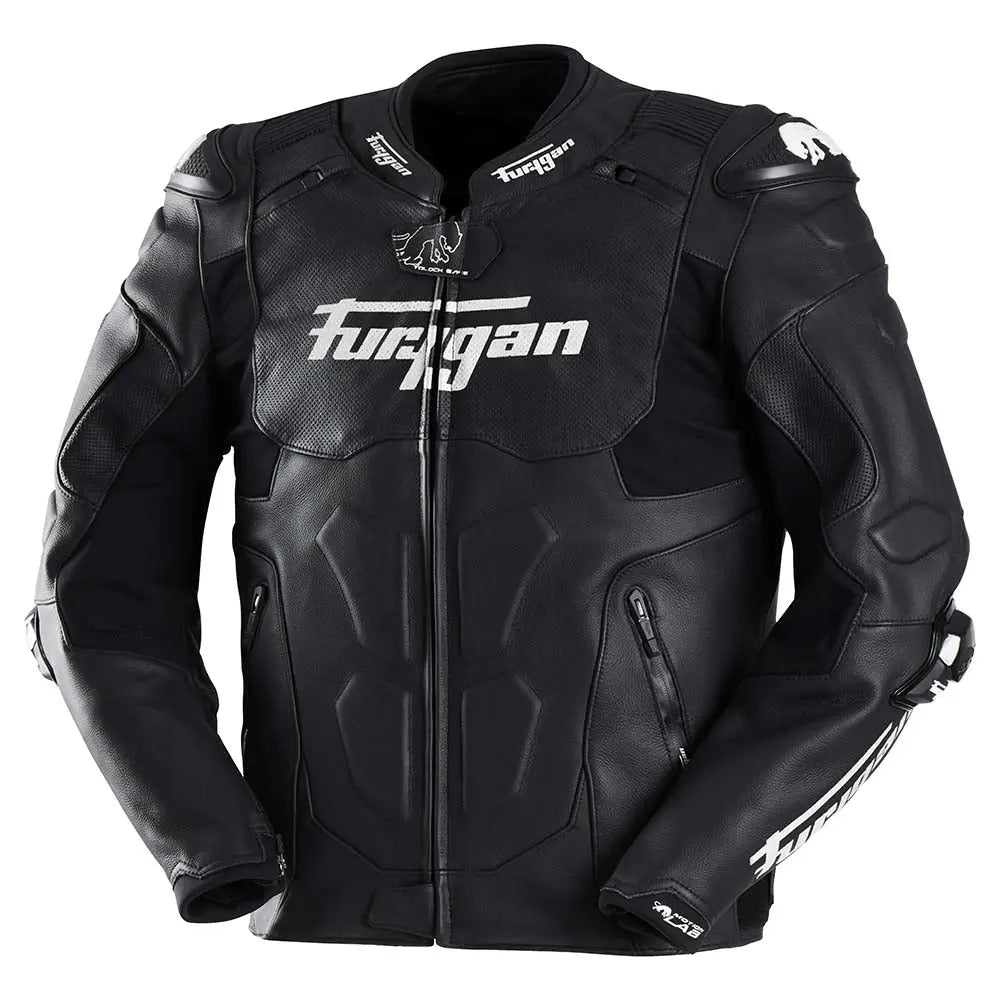 Furygan Raptor Evo 3 Leather Jacket Black / White FREE UK Delivery, FREE 365 Day Returns | Moto Central