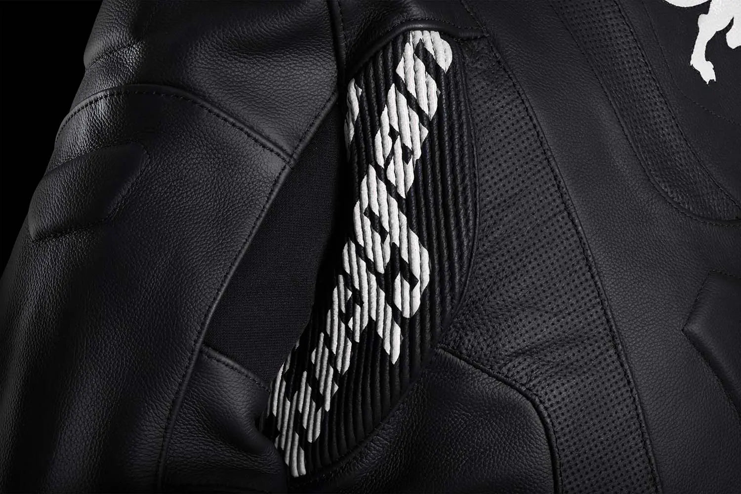 Furygan Raptor Evo 3 Leather Jacket Black / White FREE UK Delivery, FREE 365 Day Returns | Moto Central