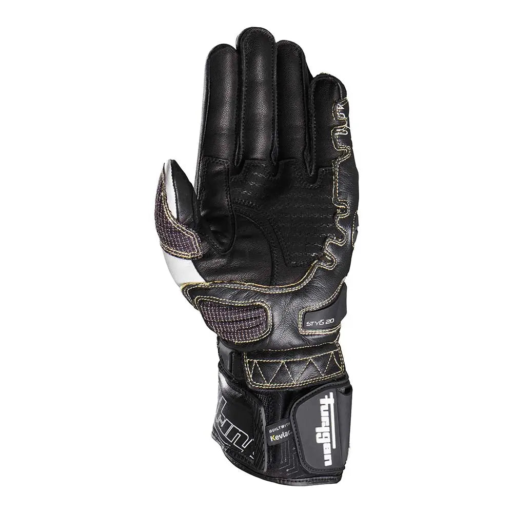 Furygan STYG20 X Kevlar Gloves Black / White FREE UK Delivery, FREE 365 Day Returns | Moto Central