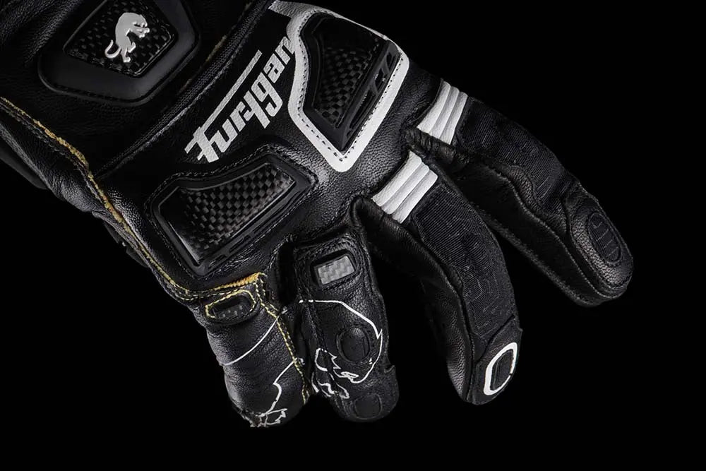 Furygan STYG20 X Kevlar Gloves Black / White FREE UK Delivery, FREE 365 Day Returns | Moto Central