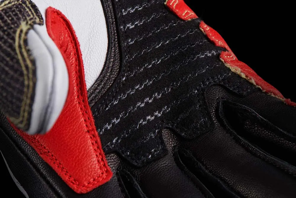 Furygan STYG20 X Kevlar Gloves Black / White / Red FREE UK Delivery, FREE 365 Day Returns | Moto Central