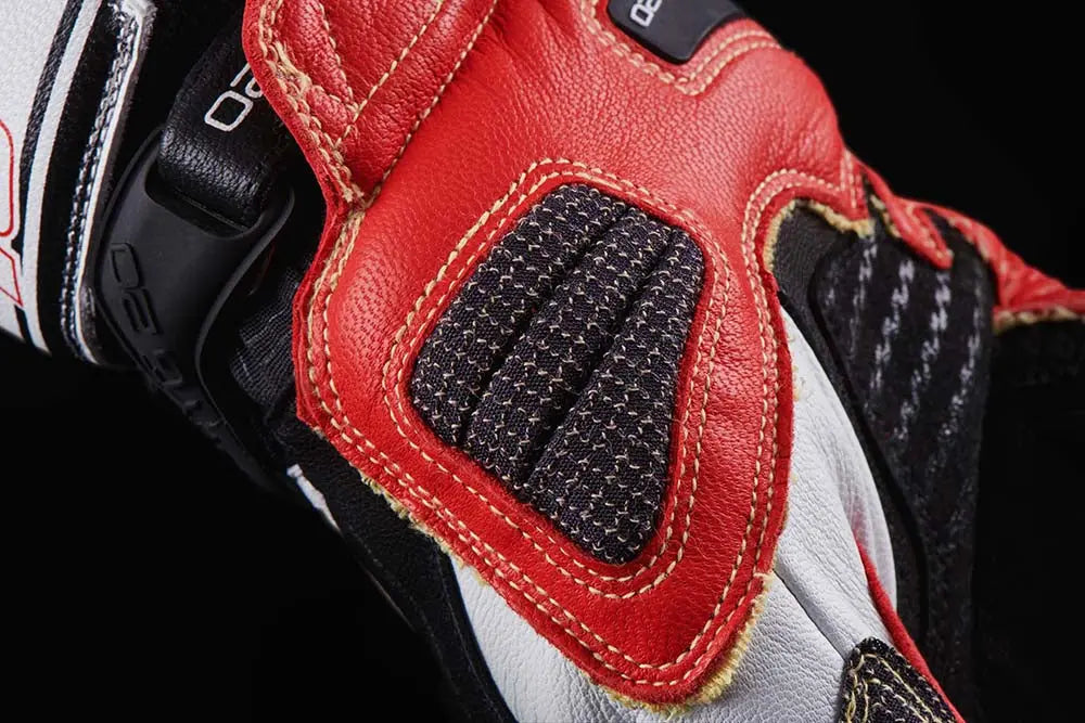 Furygan STYG20 X Kevlar Gloves Black / White / Red FREE UK Delivery, FREE 365 Day Returns | Moto Central