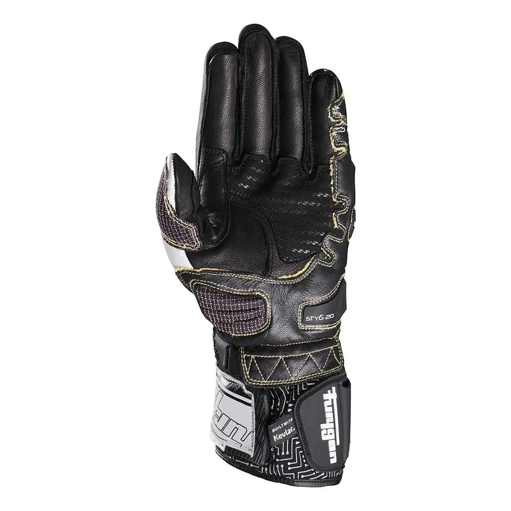 Furygan STYG20 X Kevlar Gloves White / Black FREE UK Delivery, FREE 365 Day Returns | Moto Central
