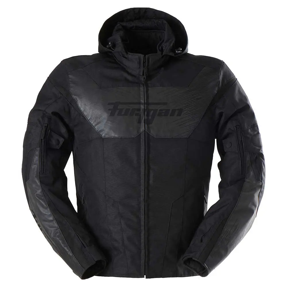Furygan Shard HV Textile Jacket Black / Reflective Grey FREE UK Delivery, FREE 365 Day Returns | Moto Central