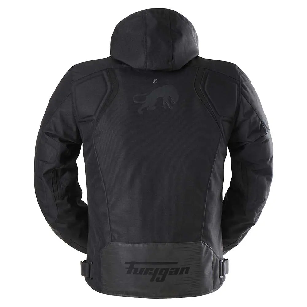 Furygan Shard HV Textile Jacket Black / Reflective Grey FREE UK Delivery, FREE 365 Day Returns | Moto Central