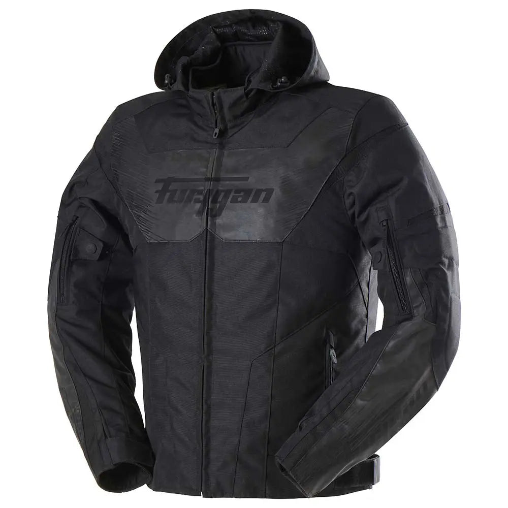Furygan Shard HV Textile Jacket Black / Reflective Grey FREE UK Delivery, FREE 365 Day Returns | Moto Central