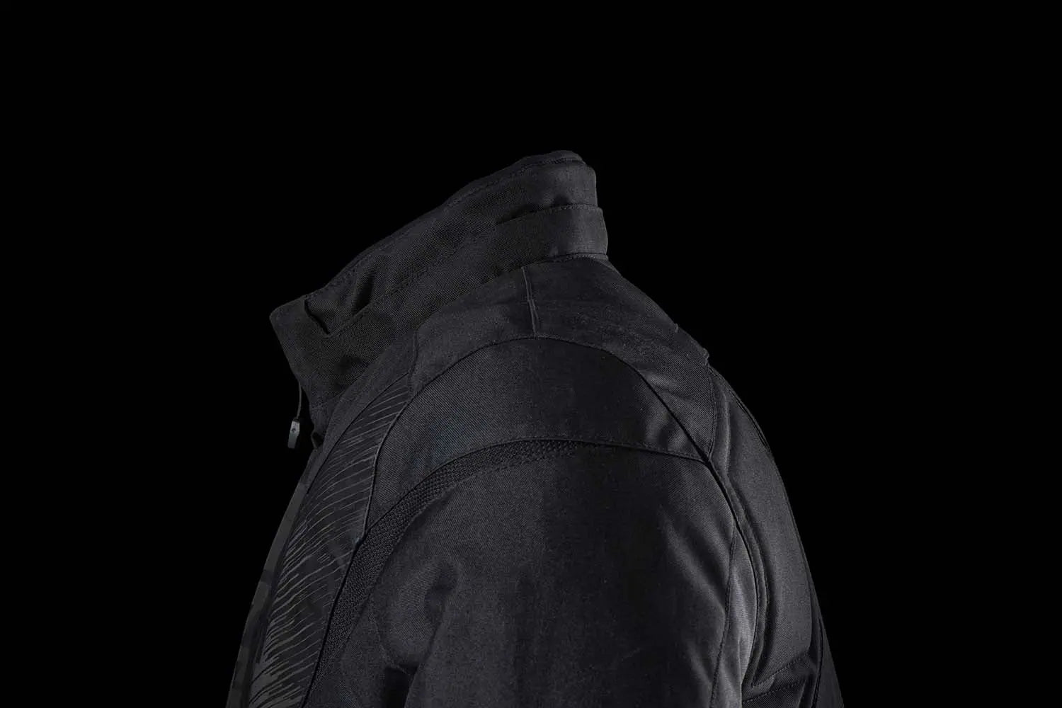 Furygan Shard HV Textile Jacket Black / Reflective Grey FREE UK Delivery, FREE 365 Day Returns | Moto Central