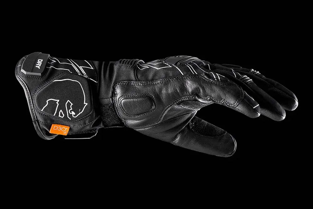 Furygan Starker D3O Primaloft 37.5 Textile Gloves Black / Pearl FREE UK Delivery, FREE 365 Day Returns | Moto Central