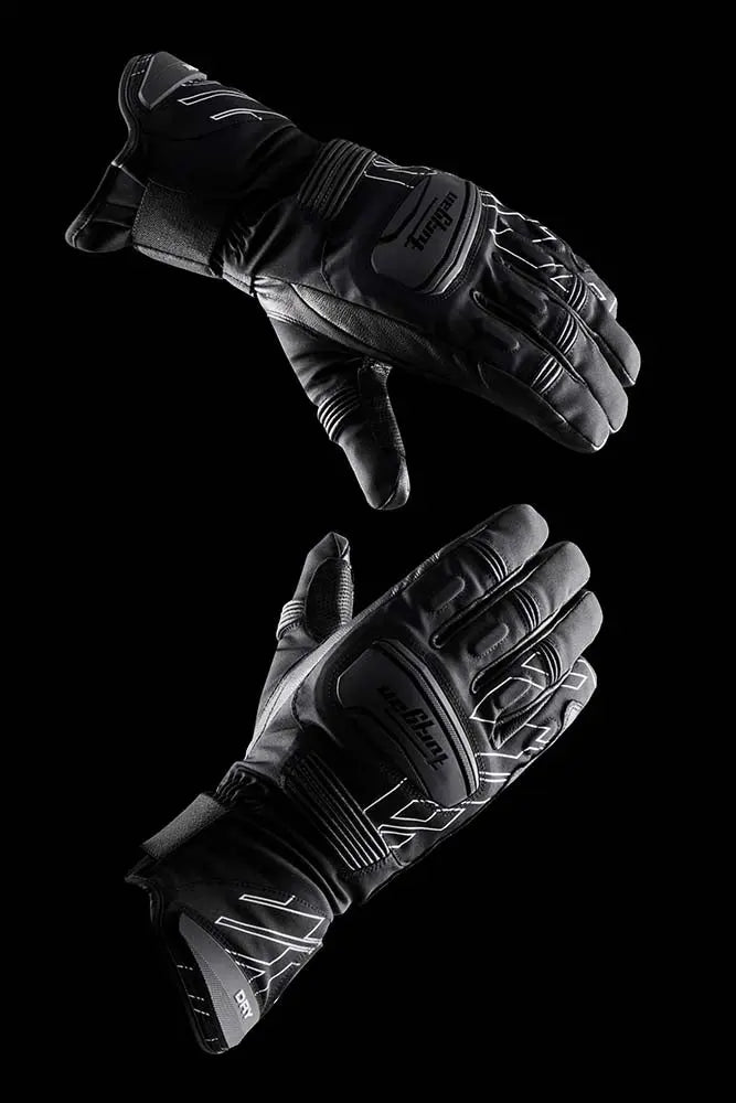 Furygan Starker D3O Primaloft 37.5 Textile Gloves Black / Pearl FREE UK Delivery, FREE 365 Day Returns | Moto Central