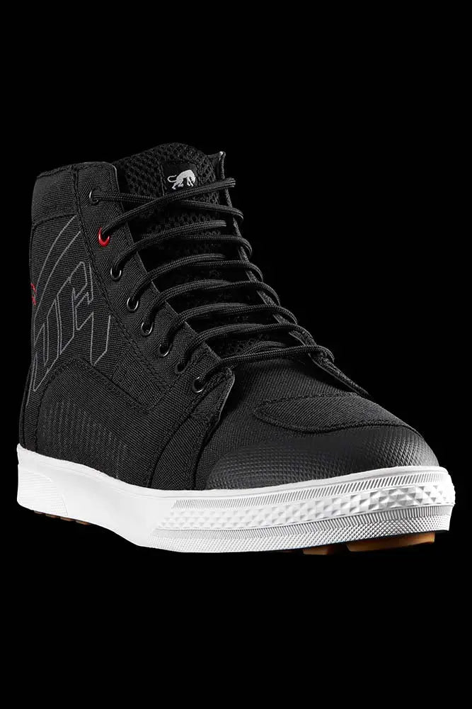 Furygan Stockton Air D3O Shoes Black / Red FREE UK Delivery, FREE 365 Day Returns | Moto Central