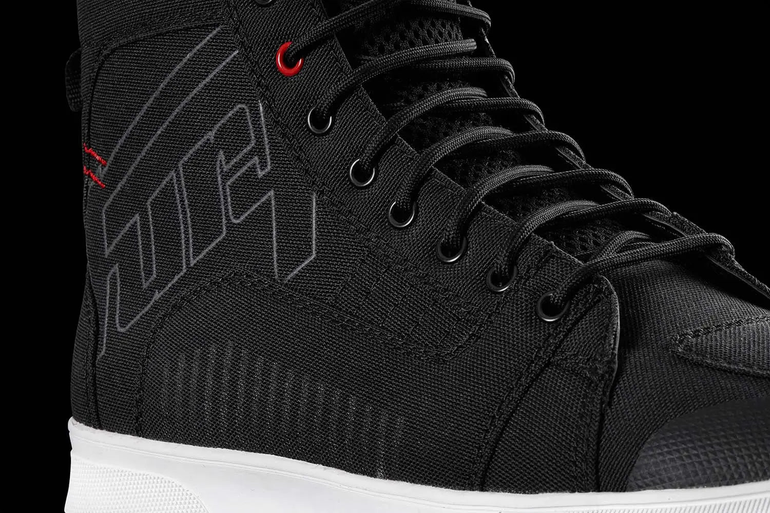 Furygan Stockton Air D3O Shoes Black / Red FREE UK Delivery, FREE 365 Day Returns | Moto Central