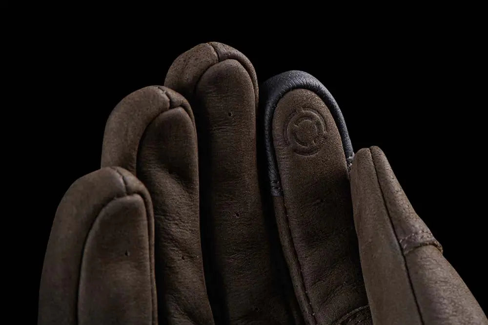 Furygan TD Vintage D3O Textile Gloves Brown FREE UK Delivery, FREE 365 Day Returns | Moto Central