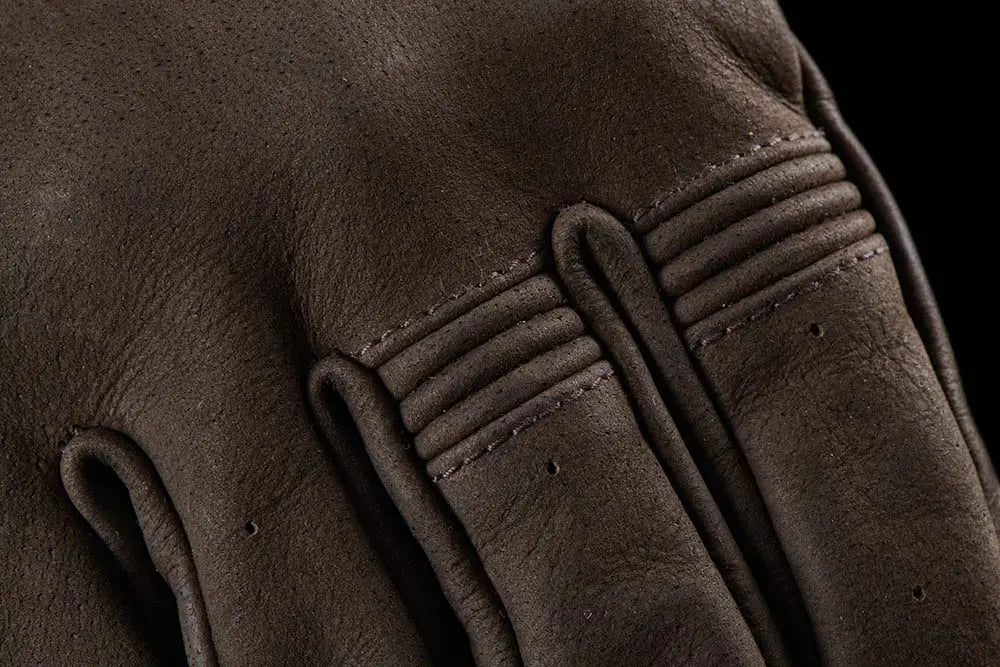 Furygan TD Vintage D3O Textile Gloves Brown FREE UK Delivery, FREE 365 Day Returns | Moto Central