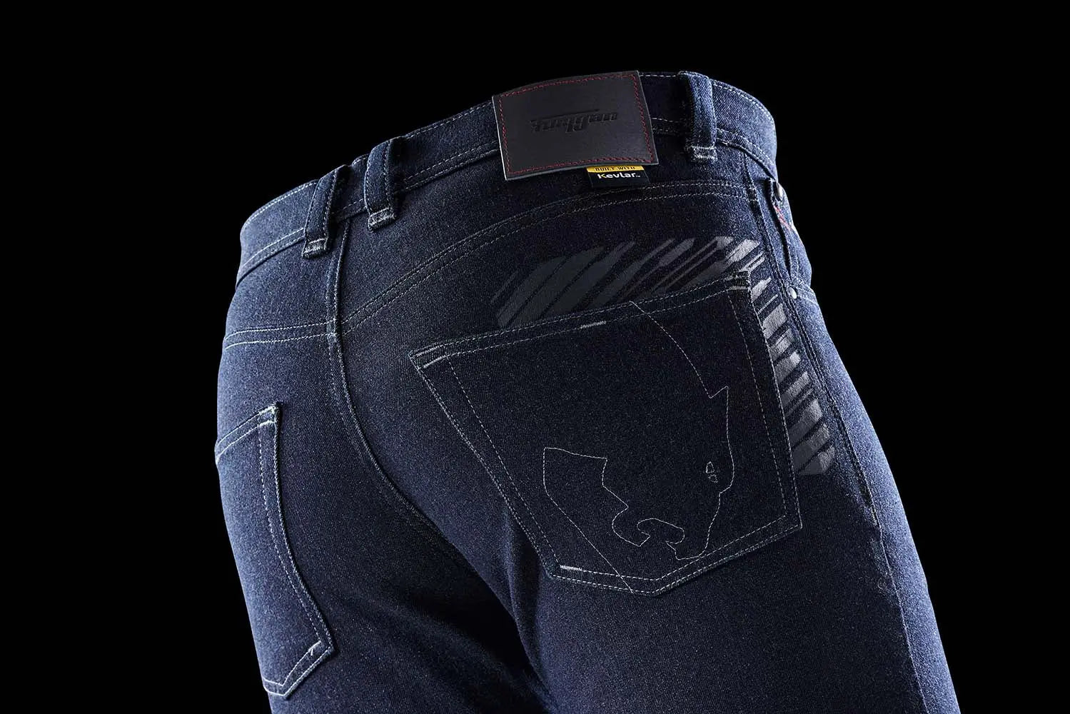 Furygan Tyron X Kevlar Slim Jeans Dark Blue FREE UK Delivery, FREE 365 Day Returns | Moto Central