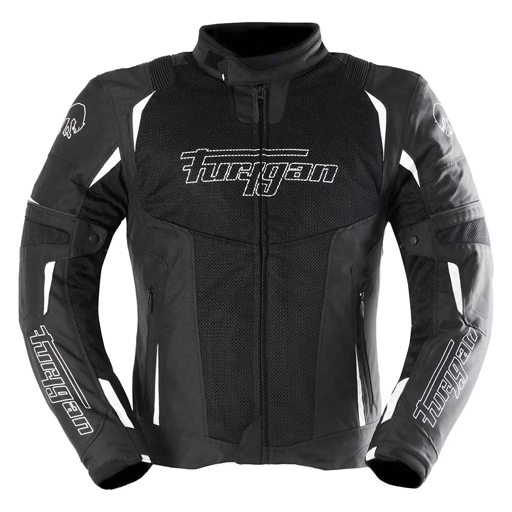 Furygan Ultra Spark 3-In-1 Vented+ Textile Jacket Black / White FREE UK Delivery, FREE 365 Day Returns | Moto Central