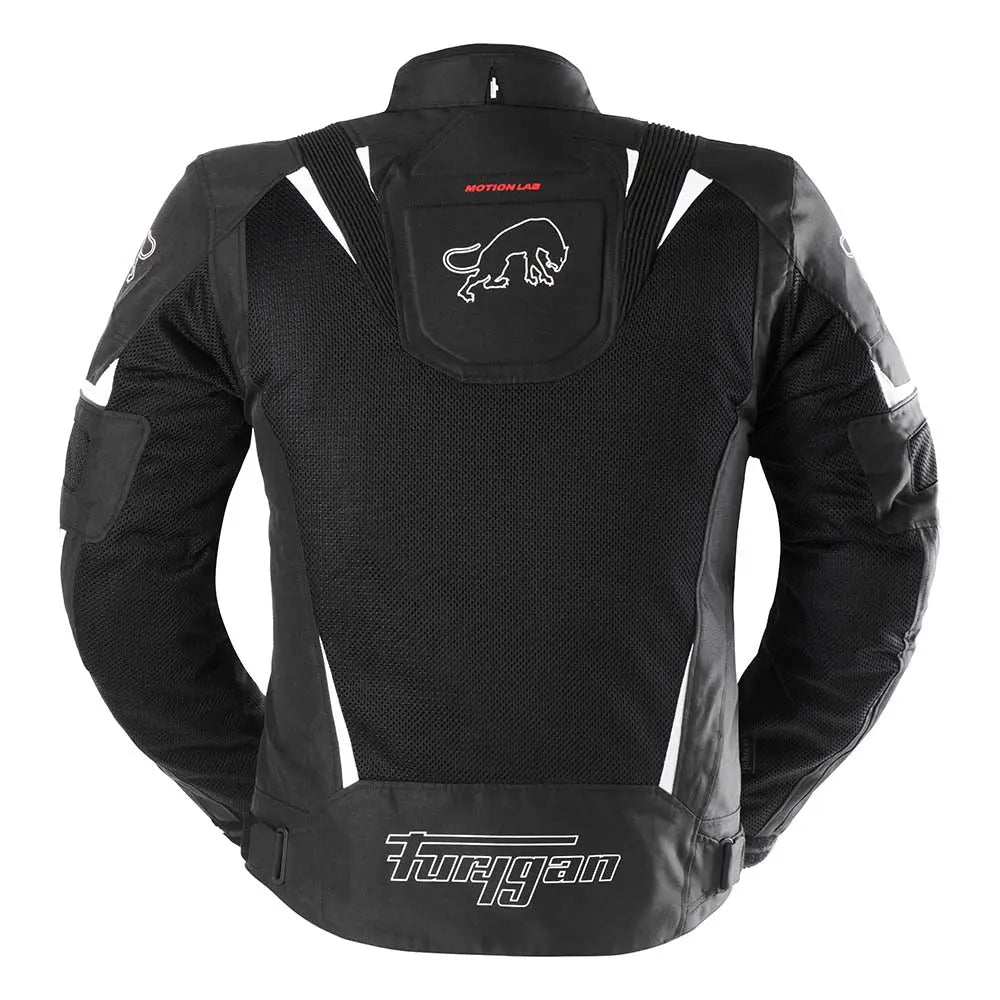 Furygan Ultra Spark 3-In-1 Vented+ Textile Jacket Black / White FREE UK Delivery, FREE 365 Day Returns | Moto Central