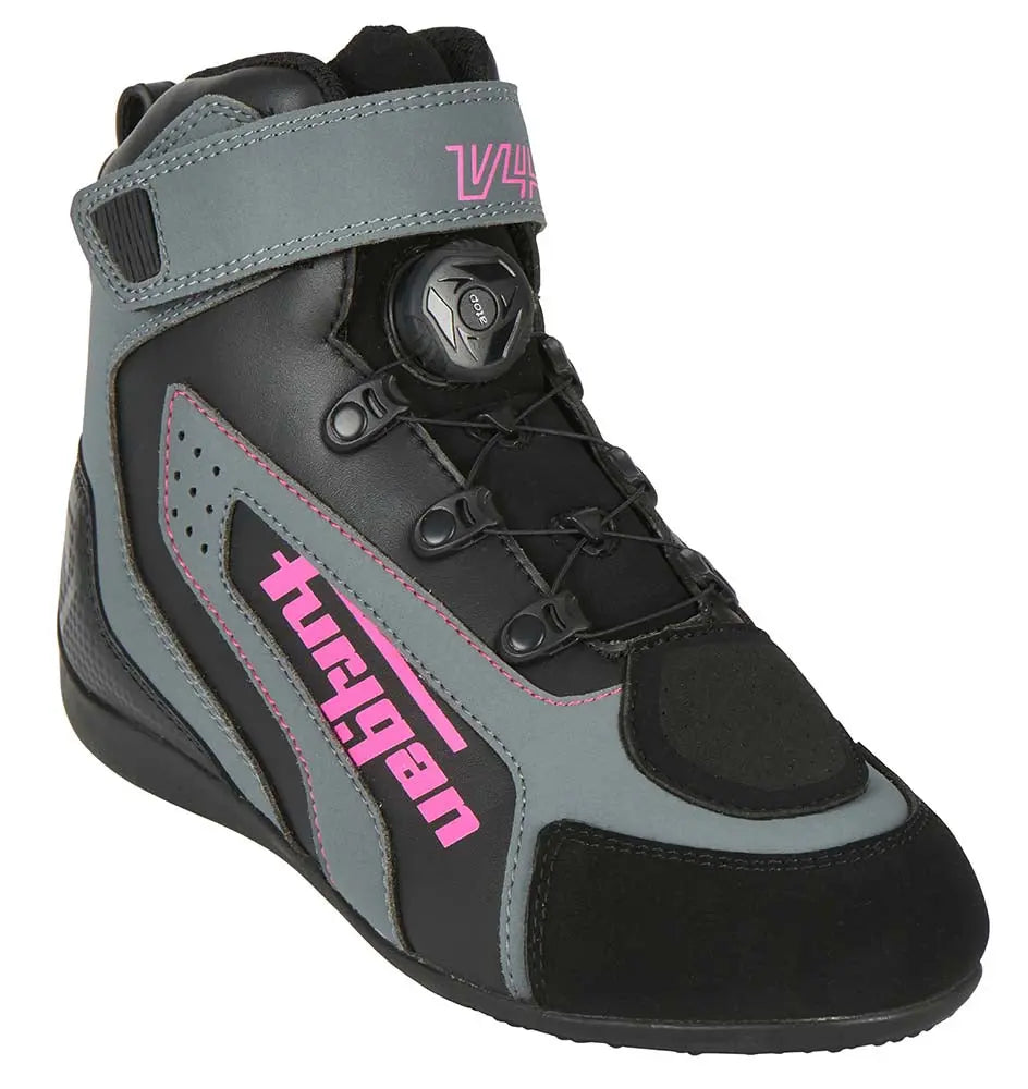 Furygan V4 Easy D3O Ladies Shoes Black / Pink FREE UK Delivery, FREE 365 Day Returns | Moto Central