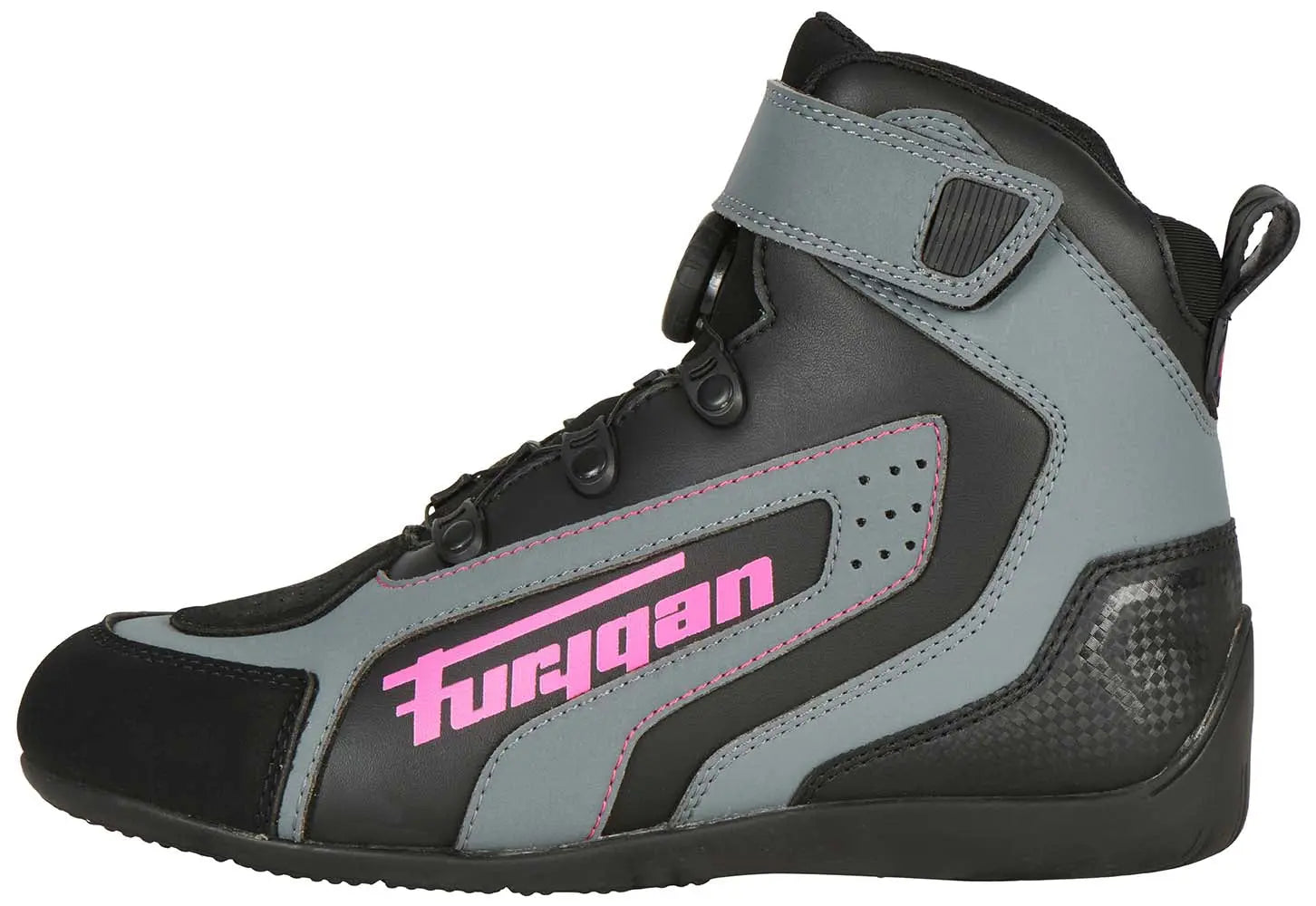 Furygan V4 Easy D3O Ladies Shoes Black / Pink FREE UK Delivery, FREE 365 Day Returns | Moto Central