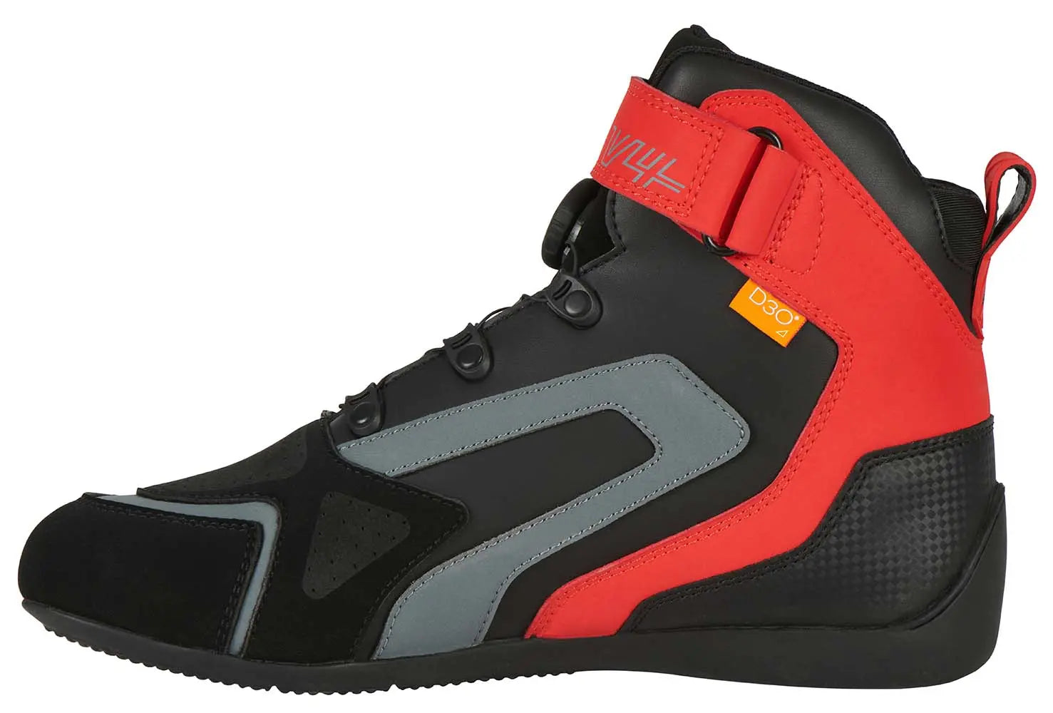 Furygan V4 Easy D3O Shoes Black / Red FREE UK Delivery, FREE 365 Day Returns | Moto Central