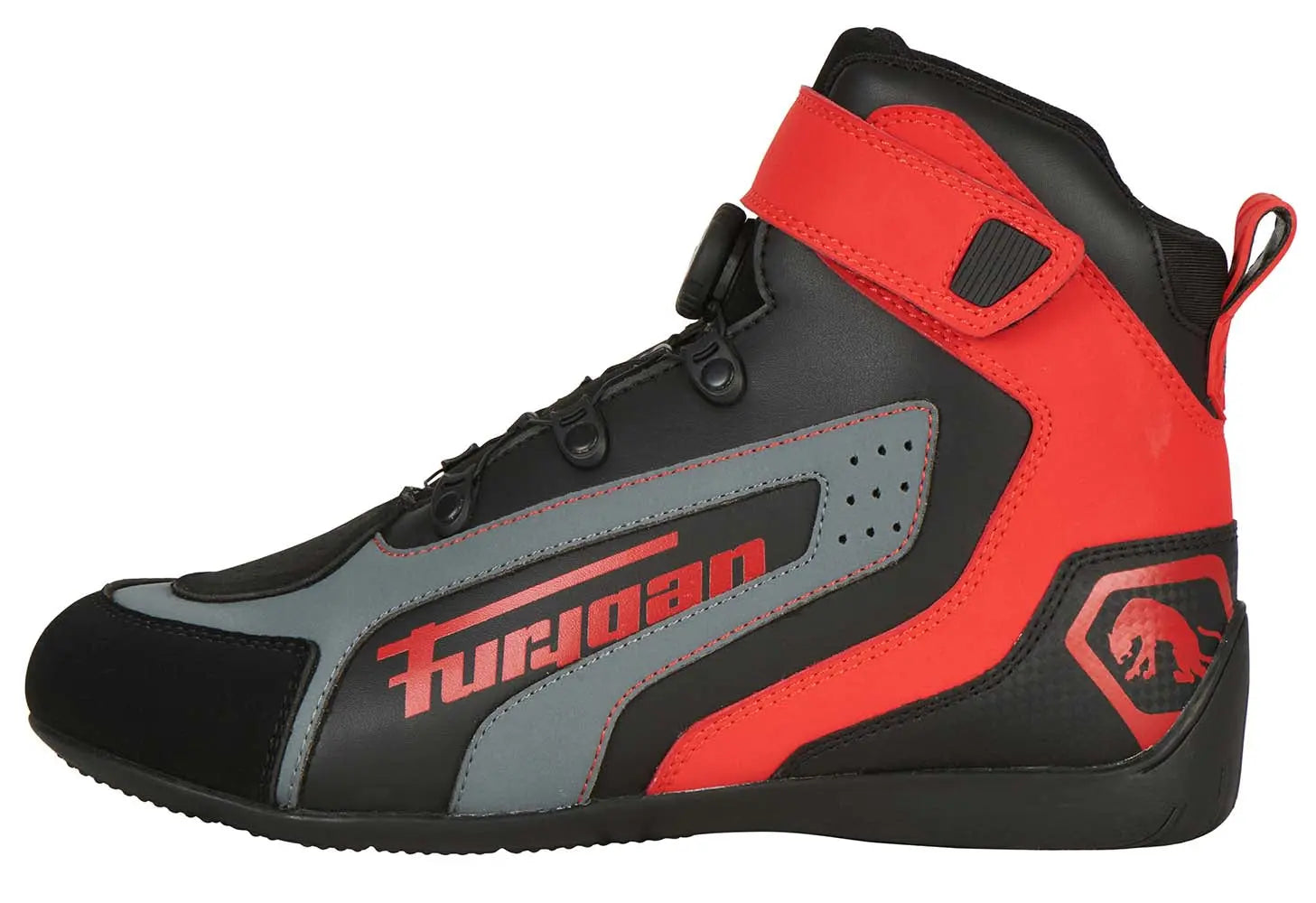 Furygan V4 Easy D3O Shoes Black / Red FREE UK Delivery, FREE 365 Day Returns | Moto Central
