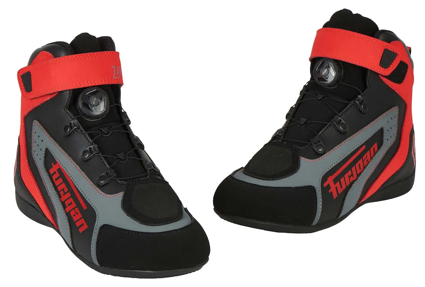 Furygan V4 Easy D3O Shoes Black / Red FREE UK Delivery, FREE 365 Day Returns | Moto Central
