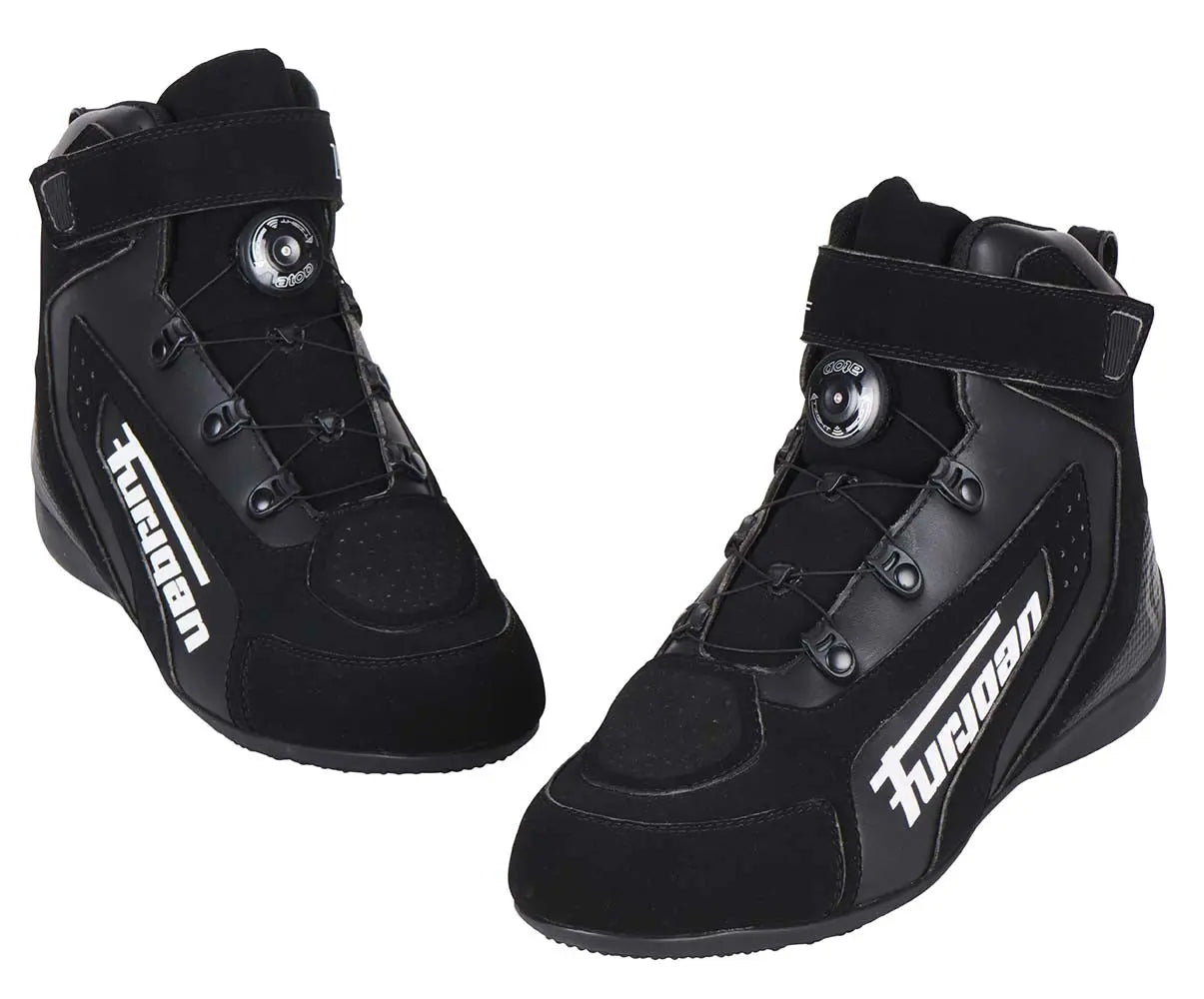 Furygan V4 Easy D3O Shoes Black / White FREE UK Delivery, FREE 365 Day Returns | Moto Central