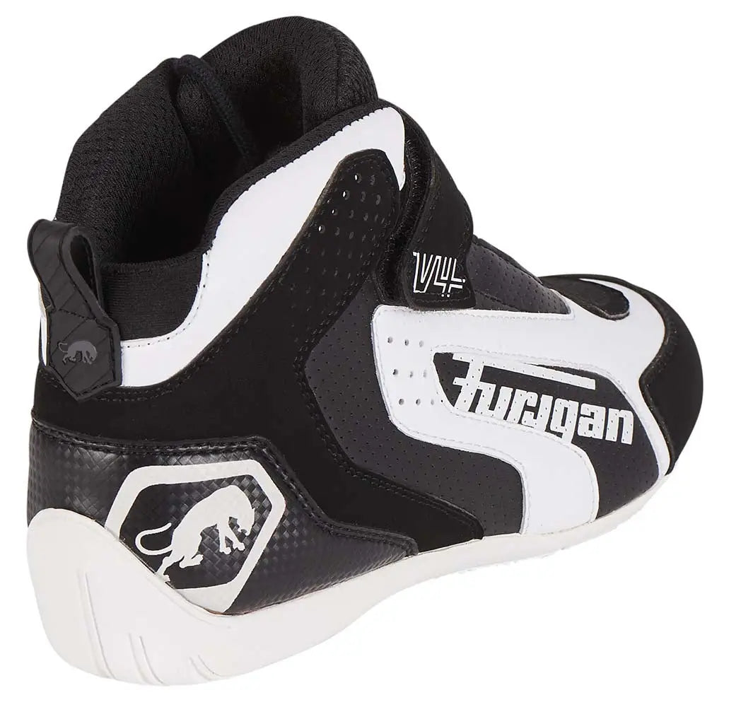Furygan V4 Vented Shoes Black / White FREE UK Delivery, FREE 365 Day Returns | Moto Central