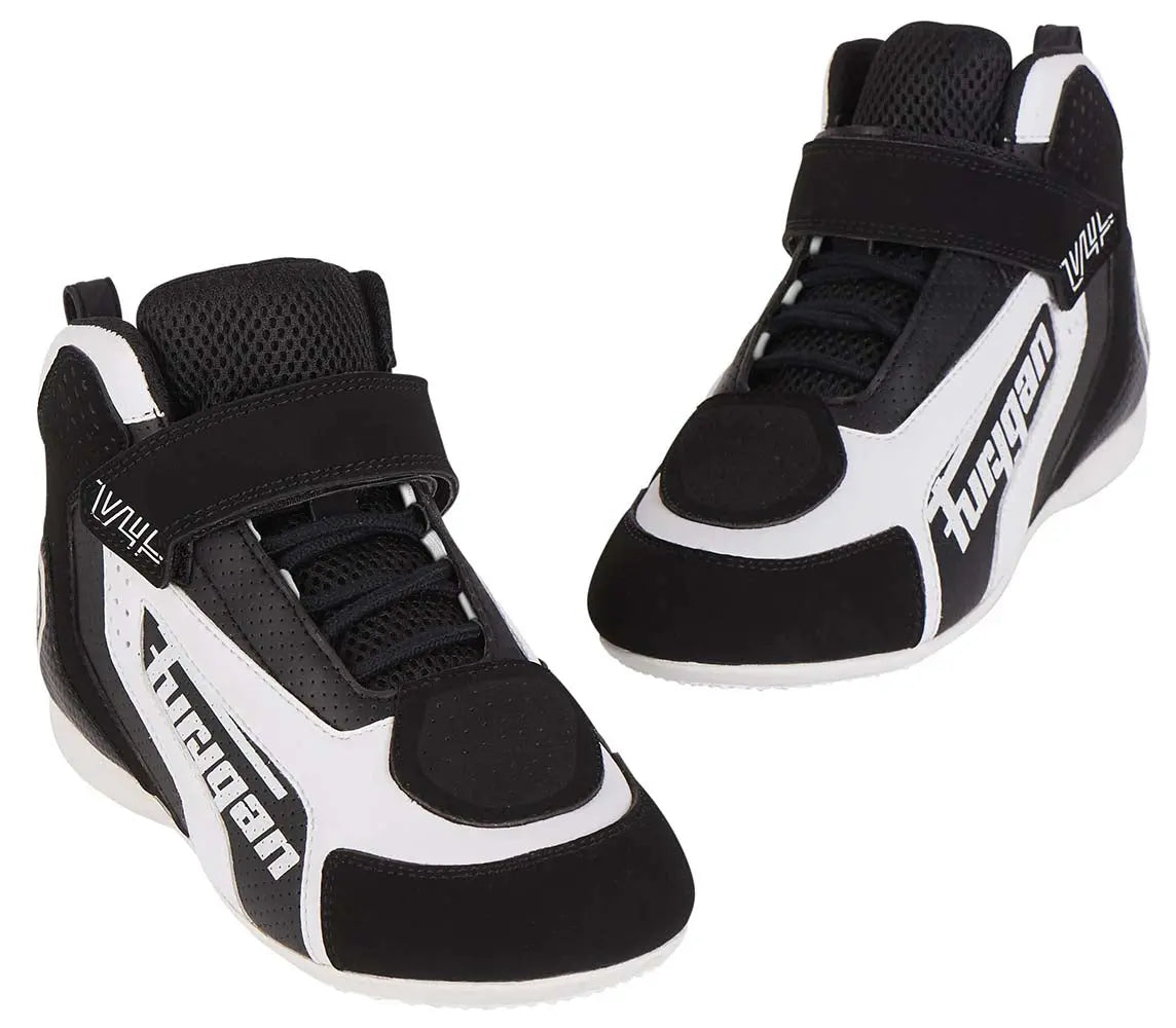 Furygan V4 Vented Shoes Black / White FREE UK Delivery, FREE 365 Day Returns | Moto Central