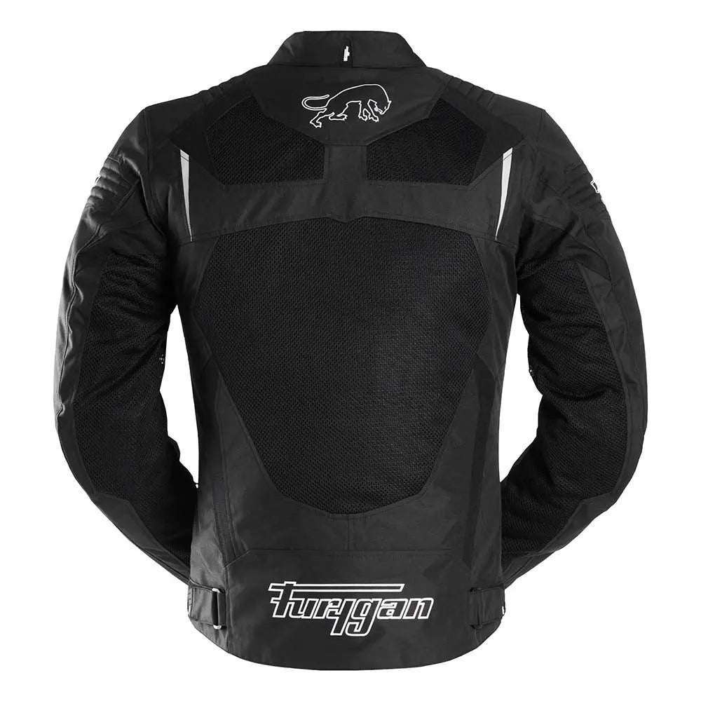 Furygan WB08 Vented+ Textile Jacket Black / White FREE UK Delivery, FREE 365 Day Returns | Moto Central