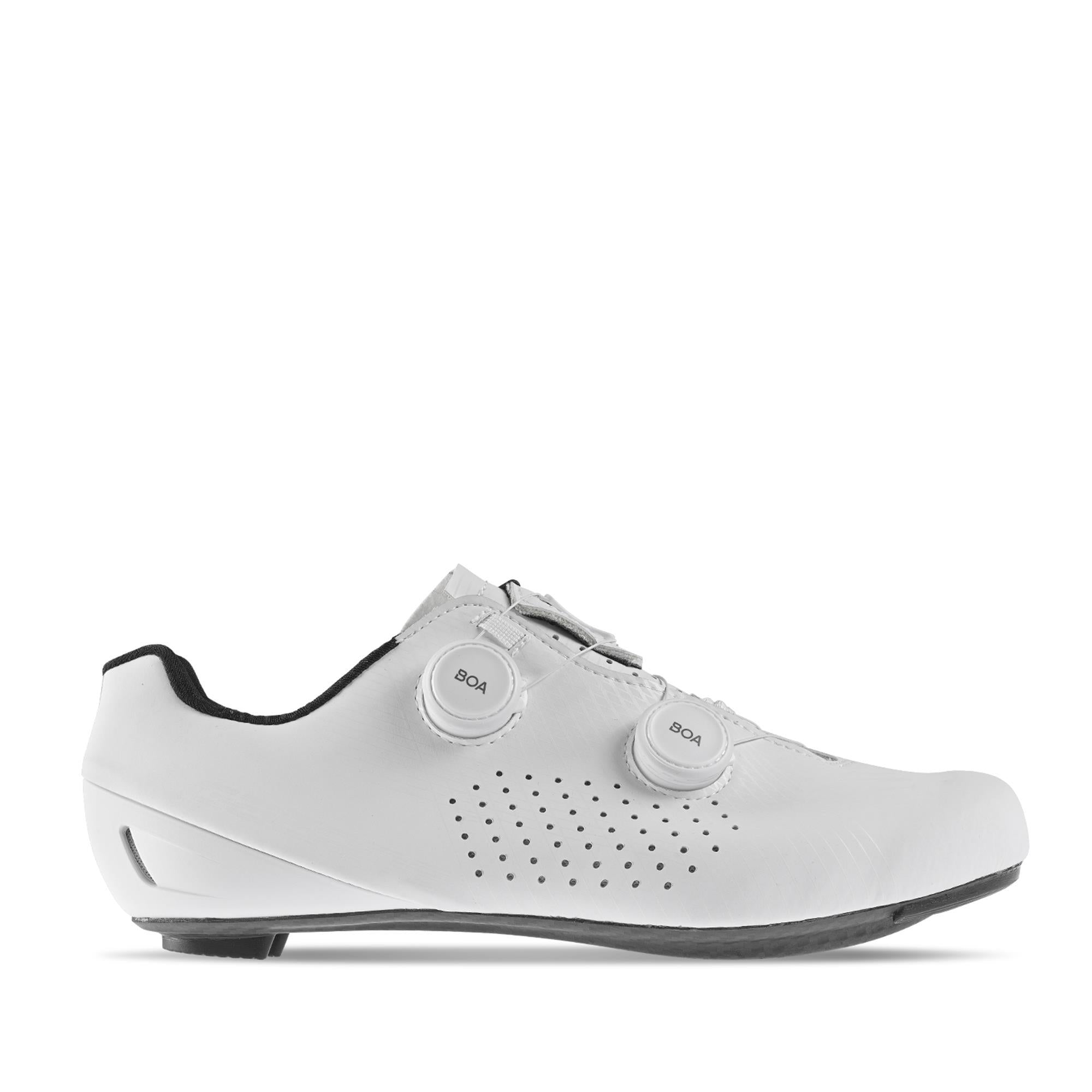 Gaerne Carbon G Fuga Road Cycling Shoes Core White - FREE UK Shipping, FREE 365 Day Returns | Moto Central