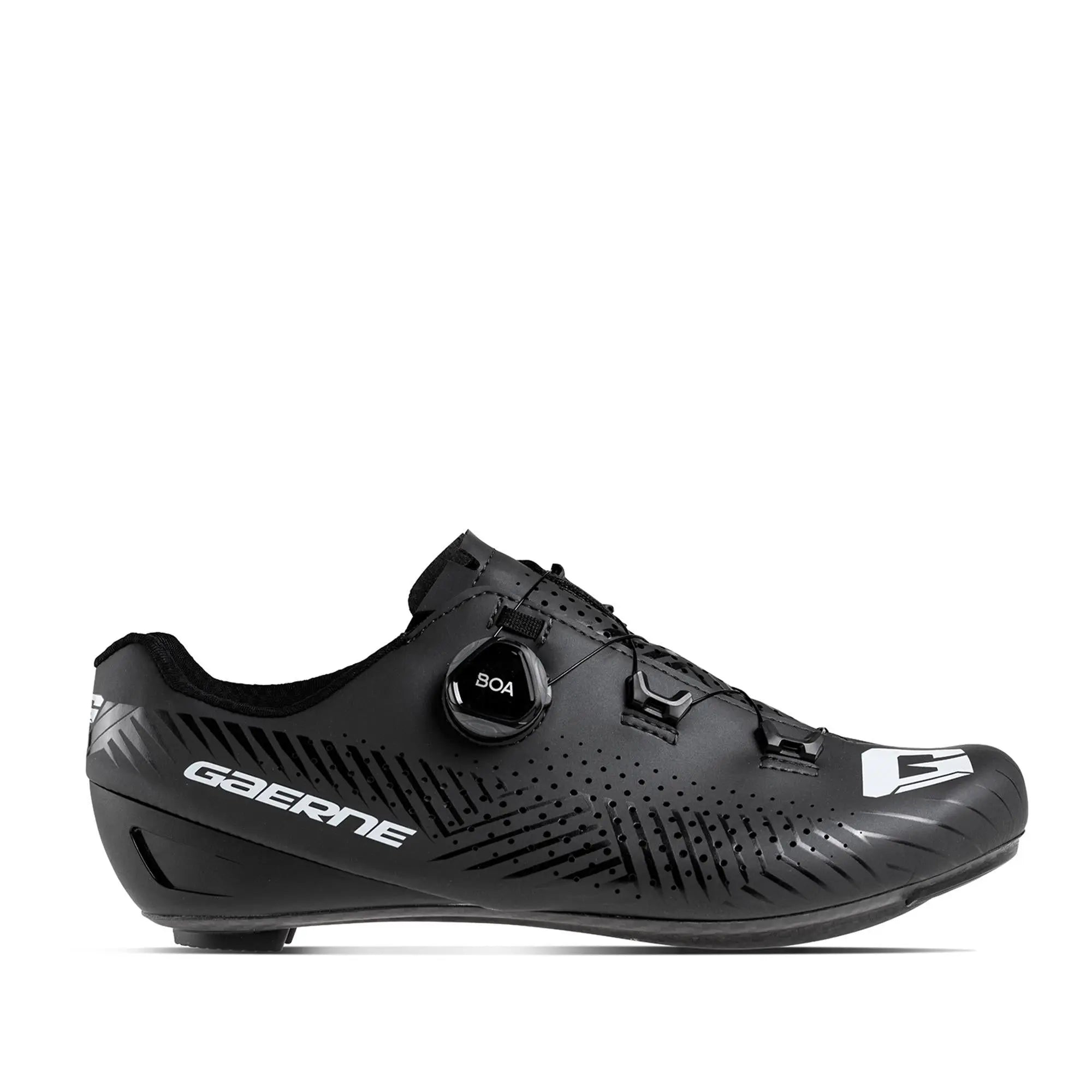 Gaerne Carbon G Tuono Road Cycling Shoes Matt Black - FREE UK Shipping, FREE 365 Day Returns | Moto Central