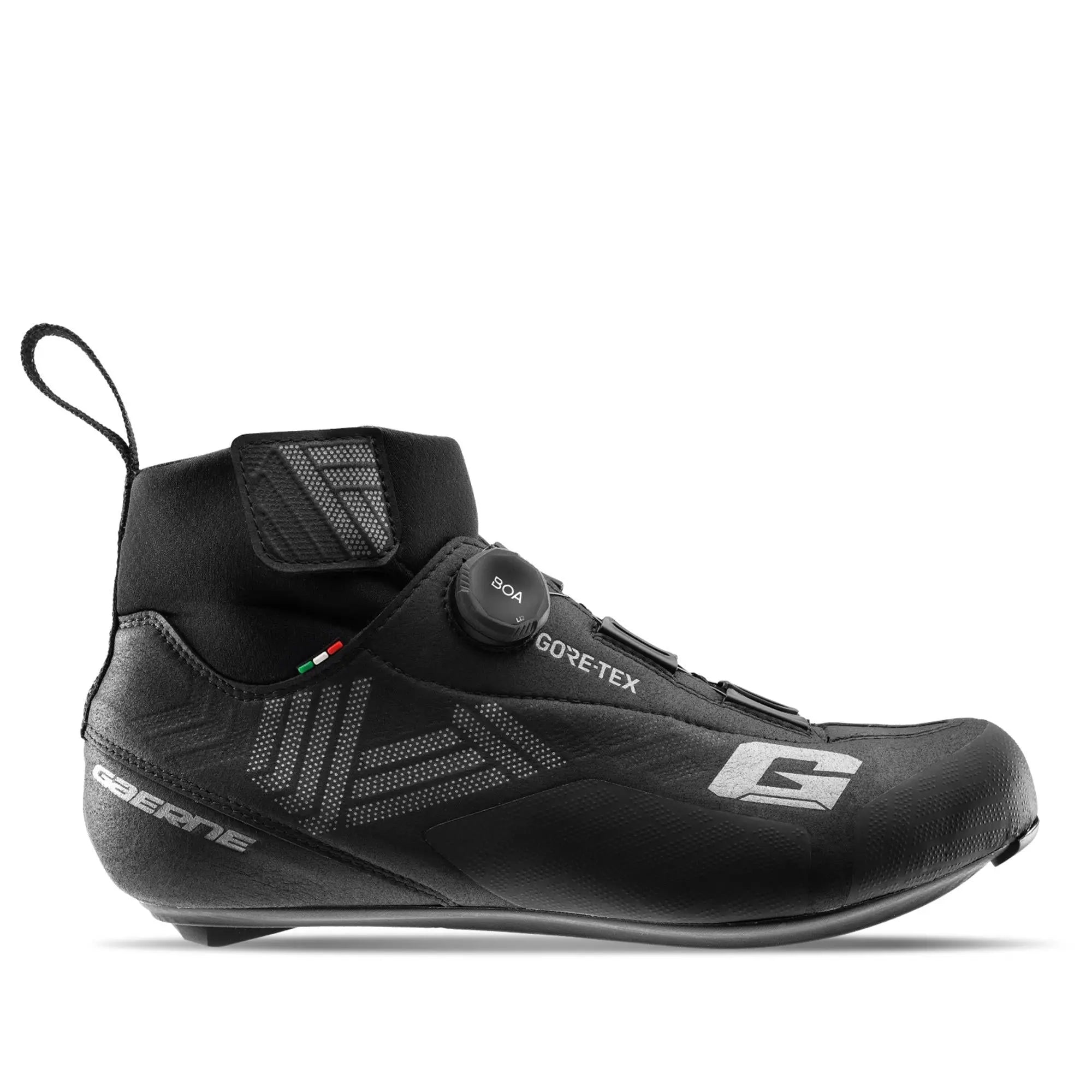 Gaerne Ice Storm Gore-Tex Road Cycling Shoes Black - FREE UK Shipping, FREE 365 Day Returns | Moto Central