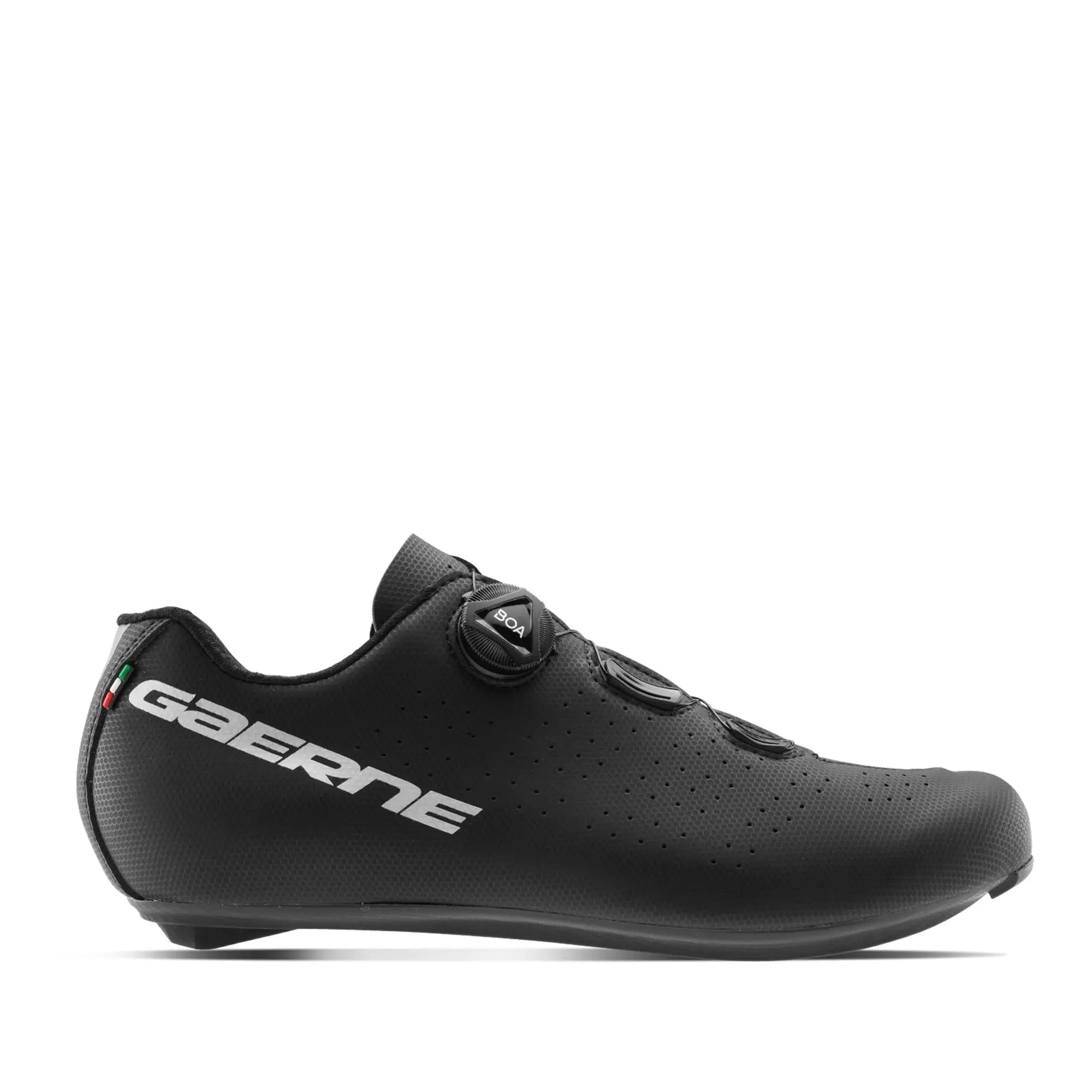 Gaerne Sprint Road Cycling Shoes Matt Black - FREE UK Shipping, FREE 365 Day Returns | Moto Central