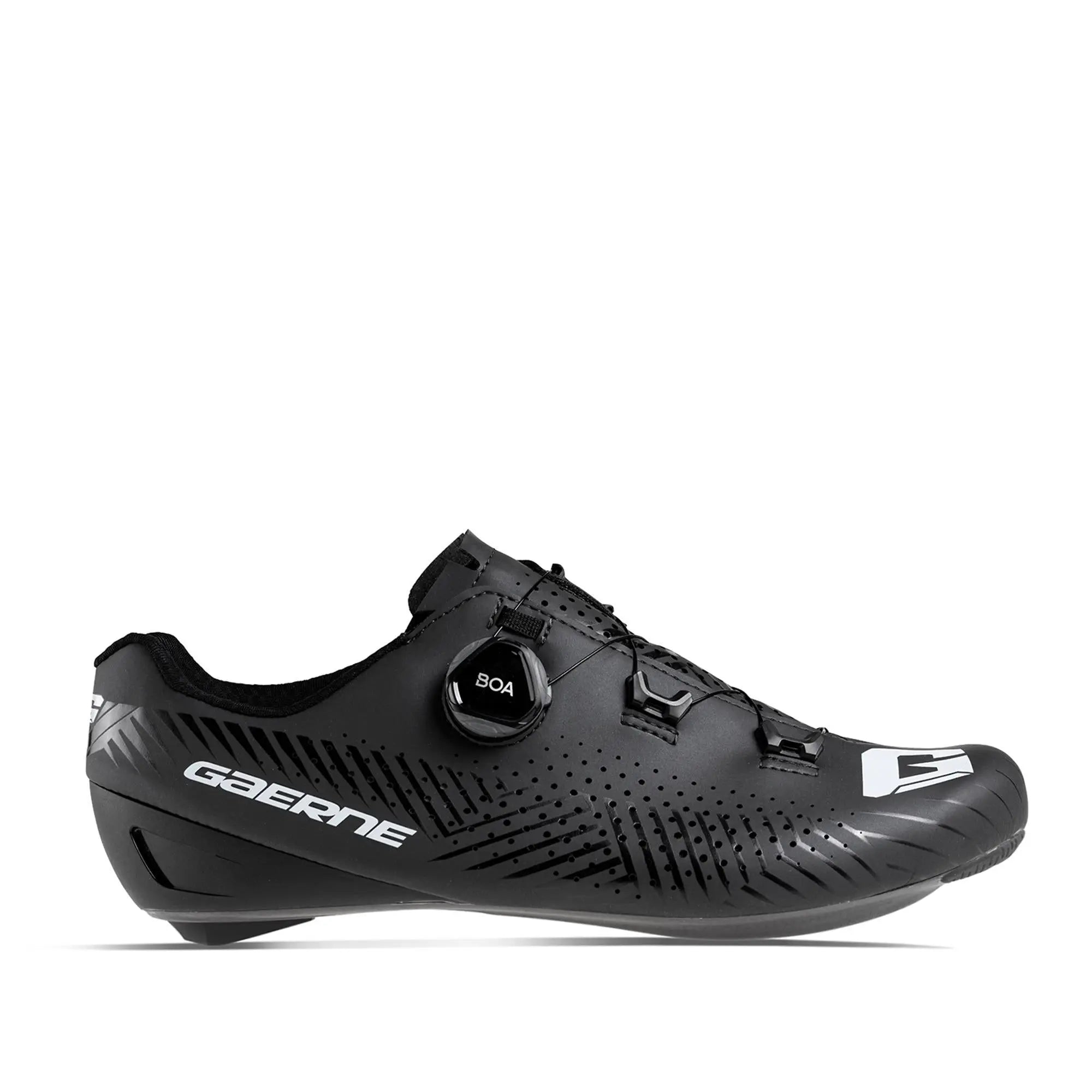Gaerne G Tuono Road Cycling Shoes Matt Black - FREE UK Shipping, FREE 365 Day Returns | Moto Central
