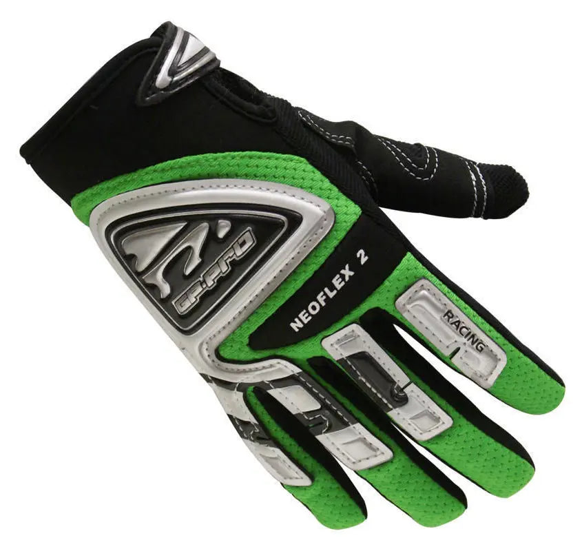GP Pro Neoflex-2 Adult Gloves Green - FREE UK Shipping, FREE 365 Day Returns | Moto Central
