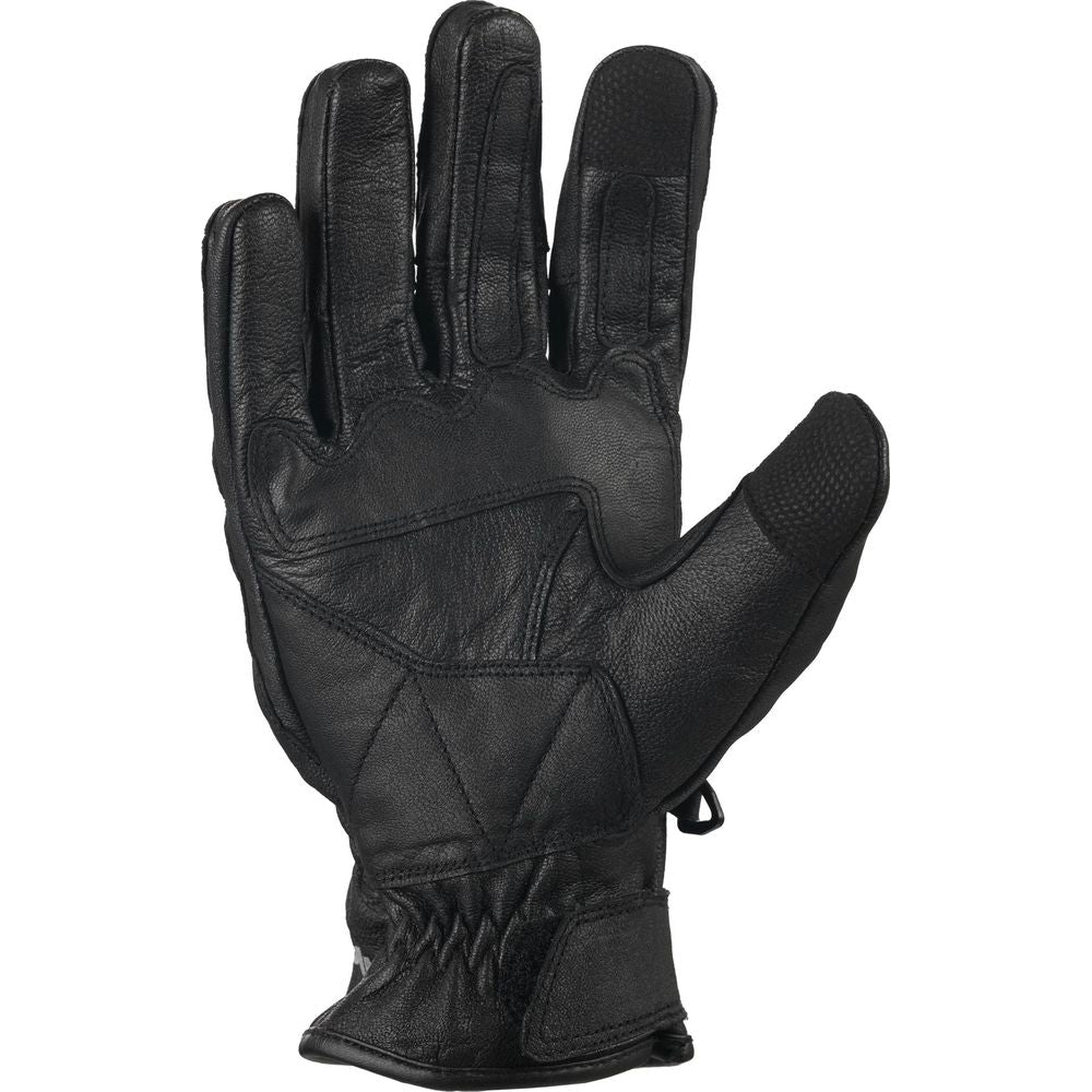 Bike It AMP Road Leather Gloves Black / Red