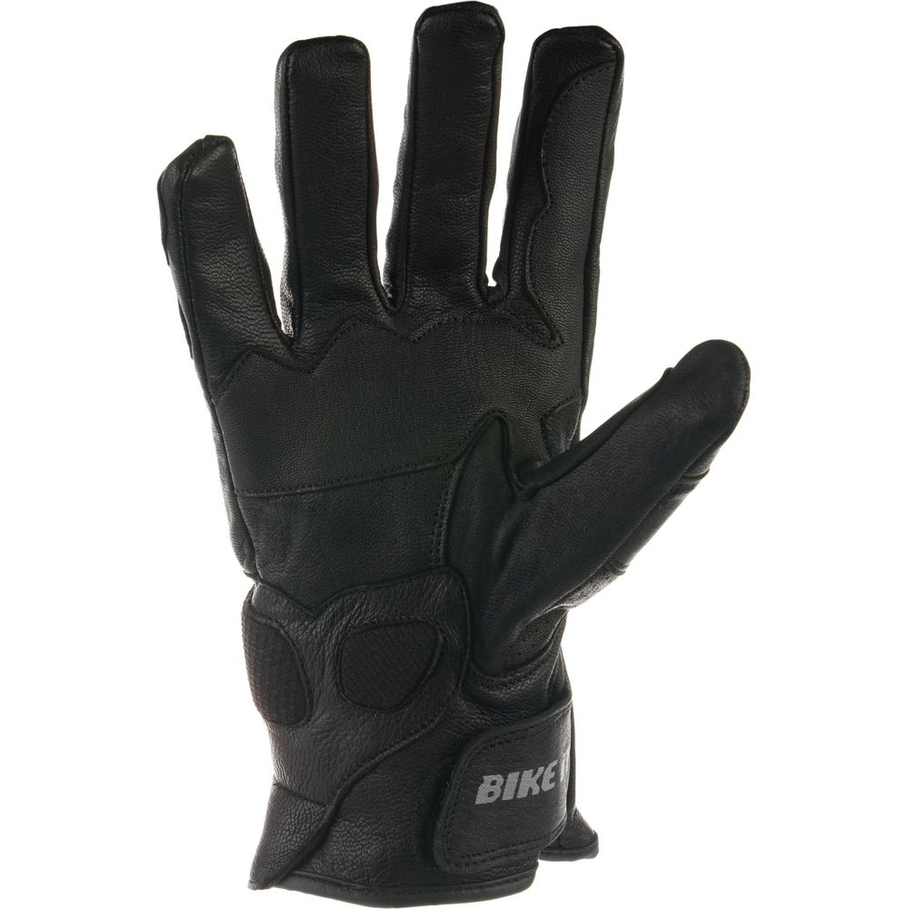 Bike It Ultimate Cruiser UCG Leather Gloves Black
