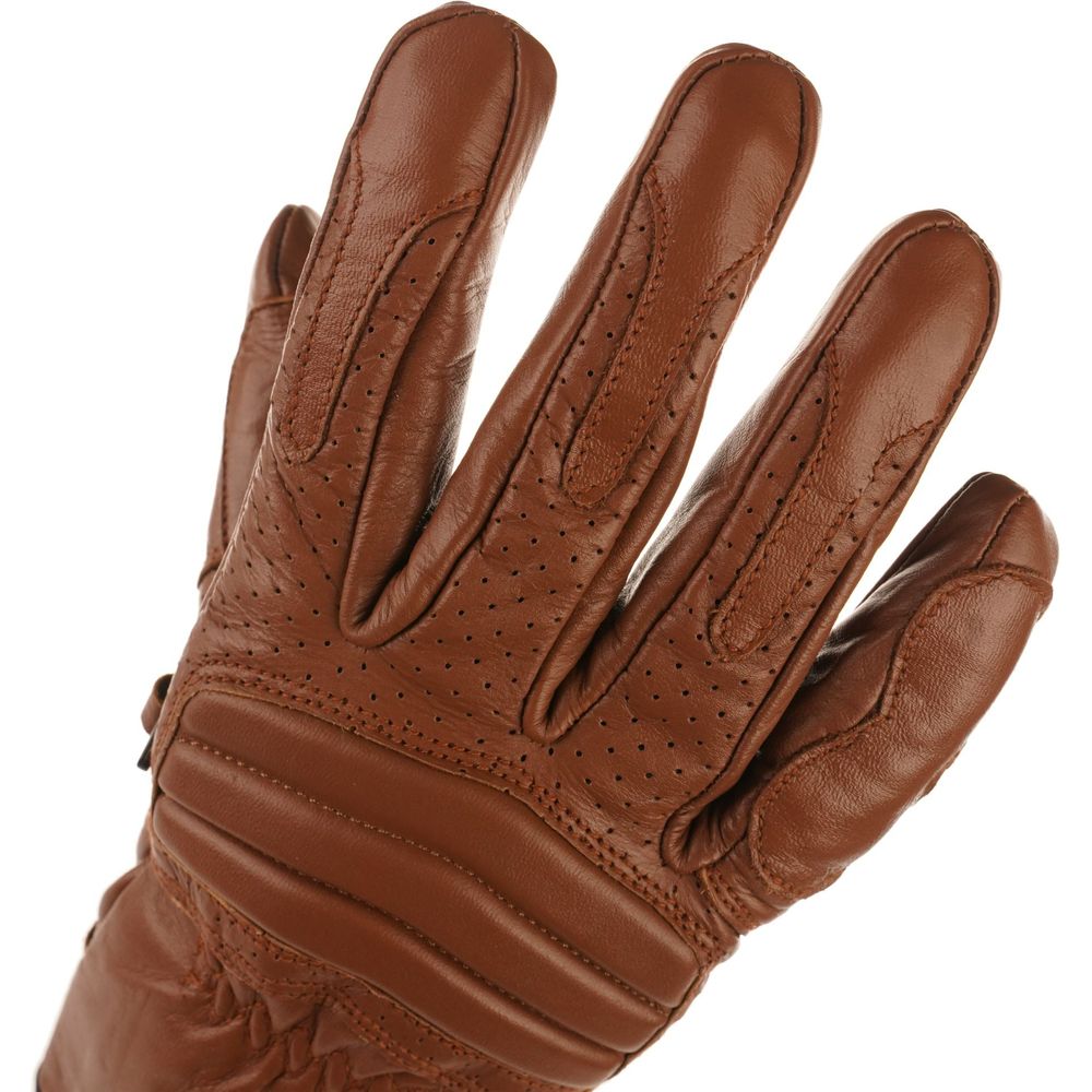 Bike It Ultimate Cruiser UCG Leather Gloves Brown