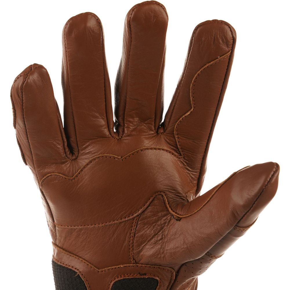 Bike It Ultimate Cruiser UCG Leather Gloves Brown