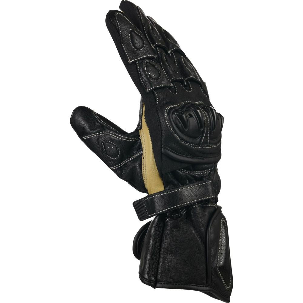 Bike It Ultimate Track UTG Leather Gloves Black