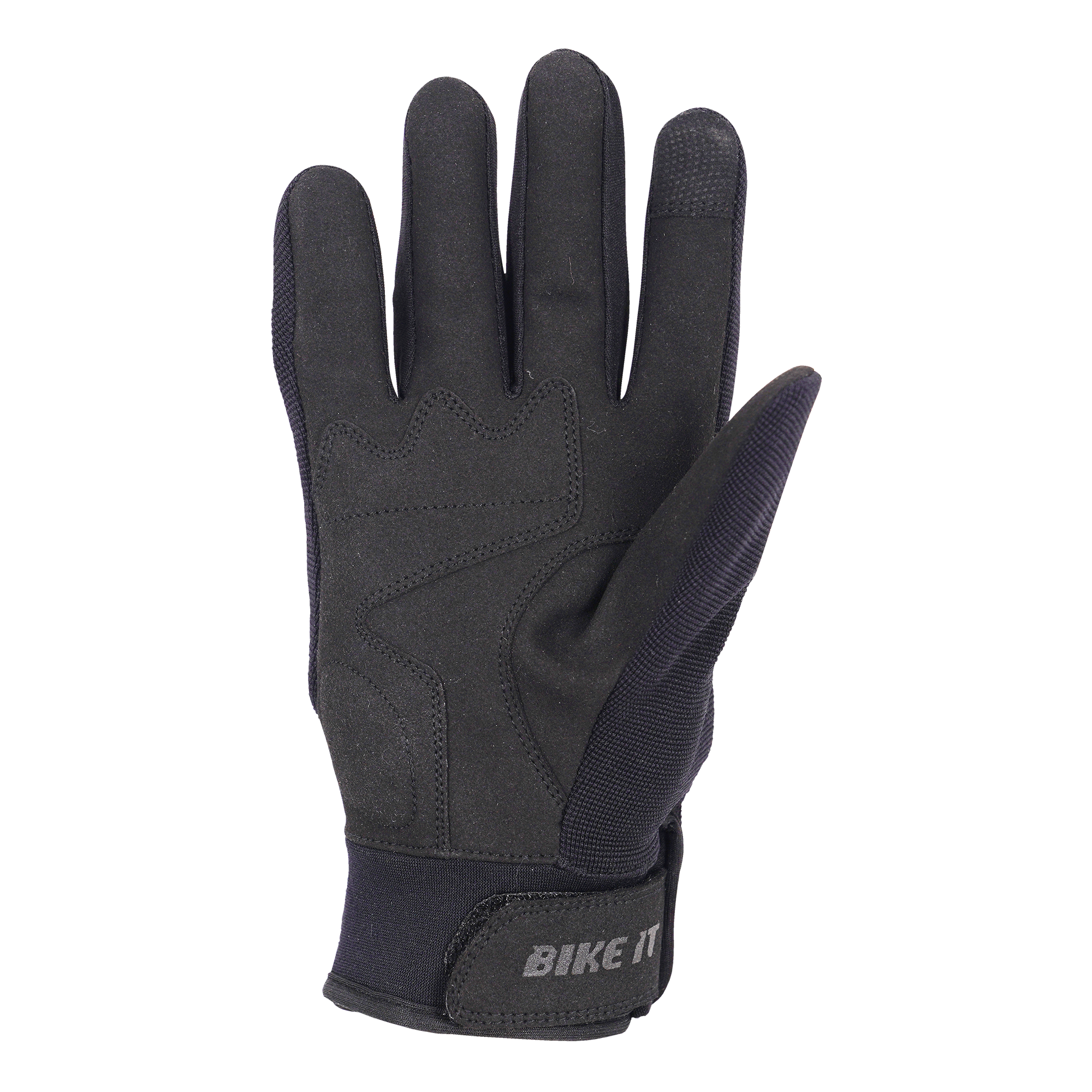 Bike It Flux-S Lightweight Textile Gloves Black