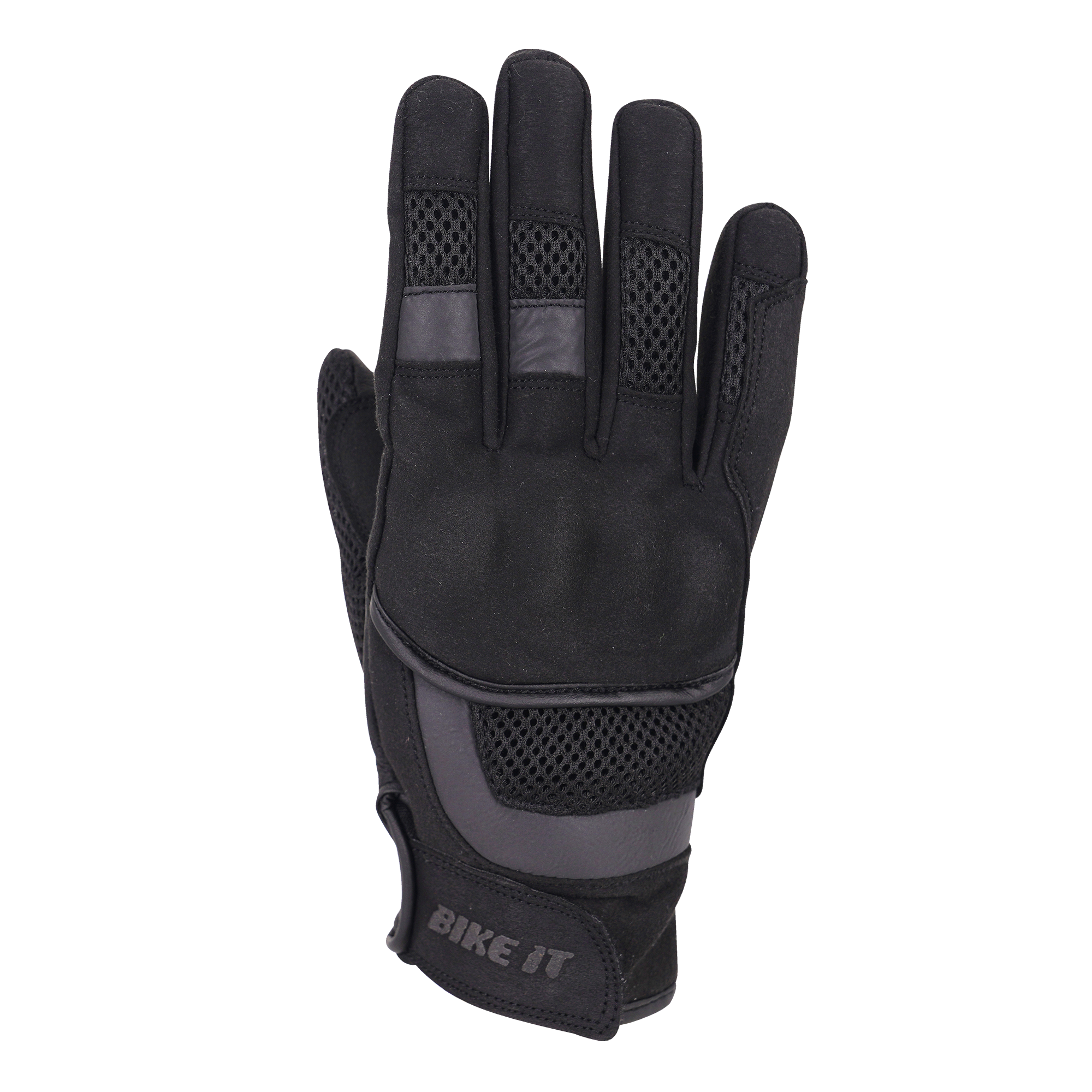 Bike It Urban-S Lightweight Textile Gloves Black - FREE UK Delivery, FREE 365 Day Returns | Moto Central