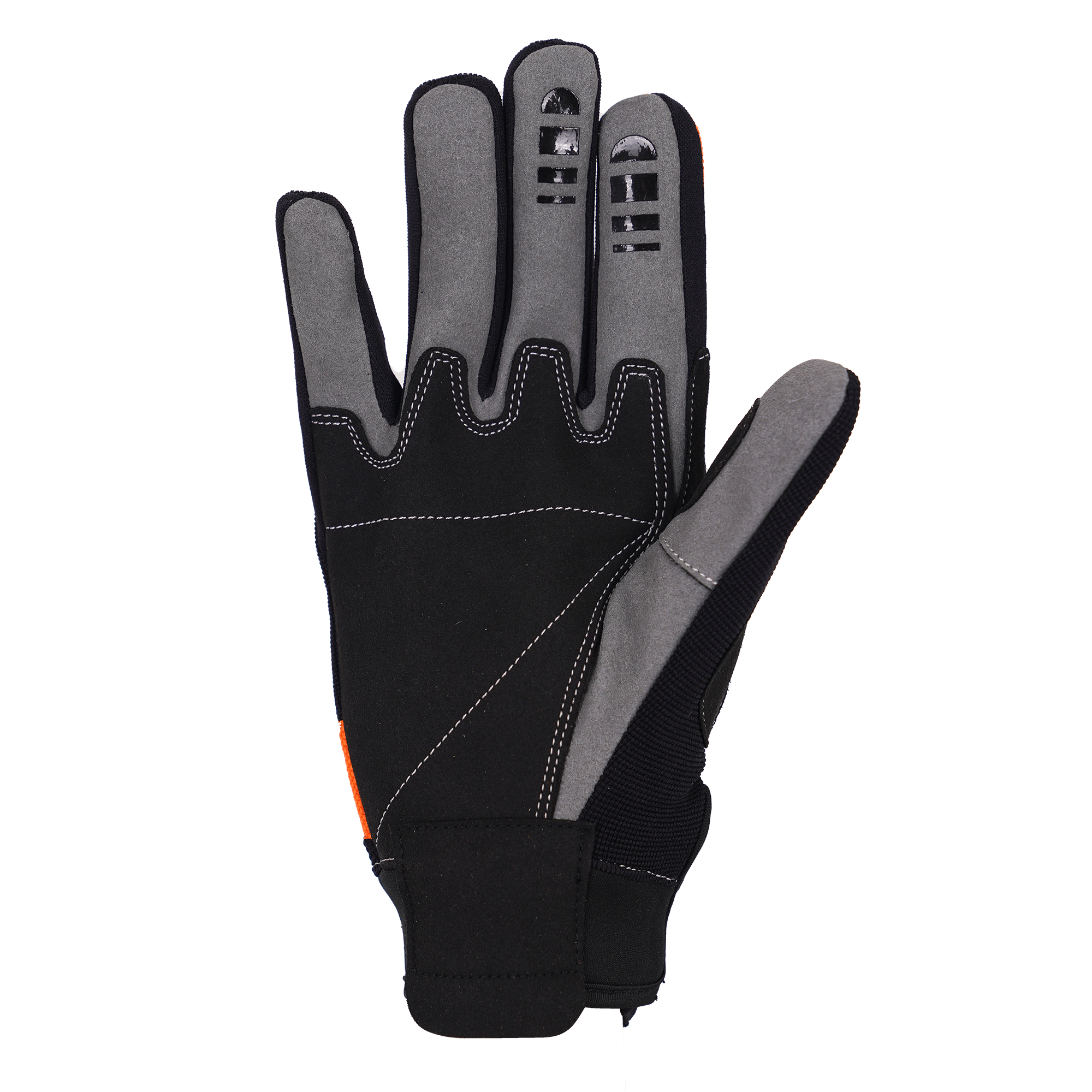 Bike It Vapor-S Lightweight Textile Gloves Black / Orange