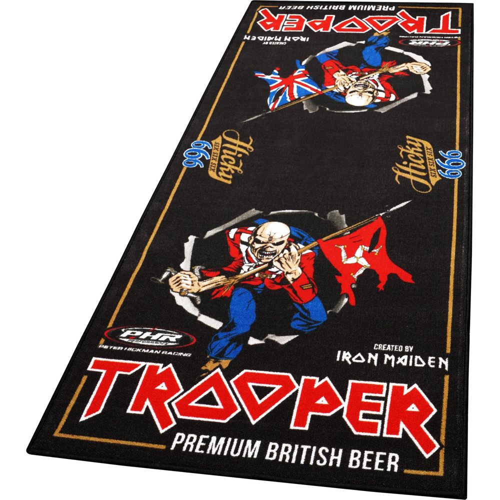 Peter Hickman Limited Edition Iron Maiden Trooper Motorcycle Garage Mat