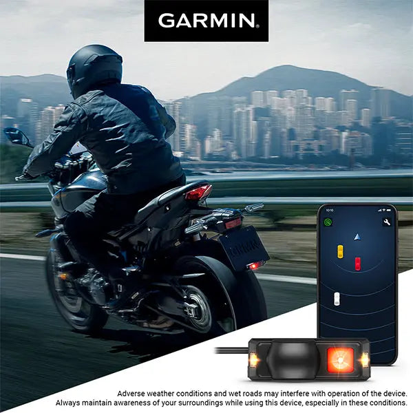 Garmin Zumo R1 Motorcycle Rearview & Blind Spot Radar Black FREE UK Delivery, FREE 365 Day Returns | Moto Central