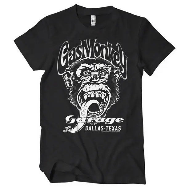 Gas Monkey Garage Dallas-Texas T-Shirt Black — front view