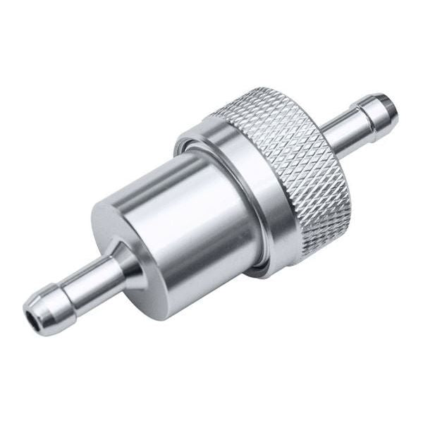 Gear Gremlin Alloy Fuel Filter Silver