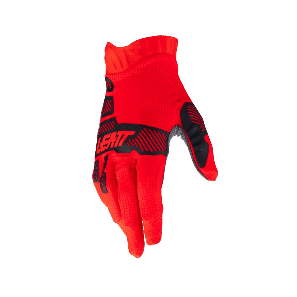Leatt Moto 1.5 Junior Textile Gloves Red - FREE UK Delivery, FREE 365 Day Returns | Moto Central