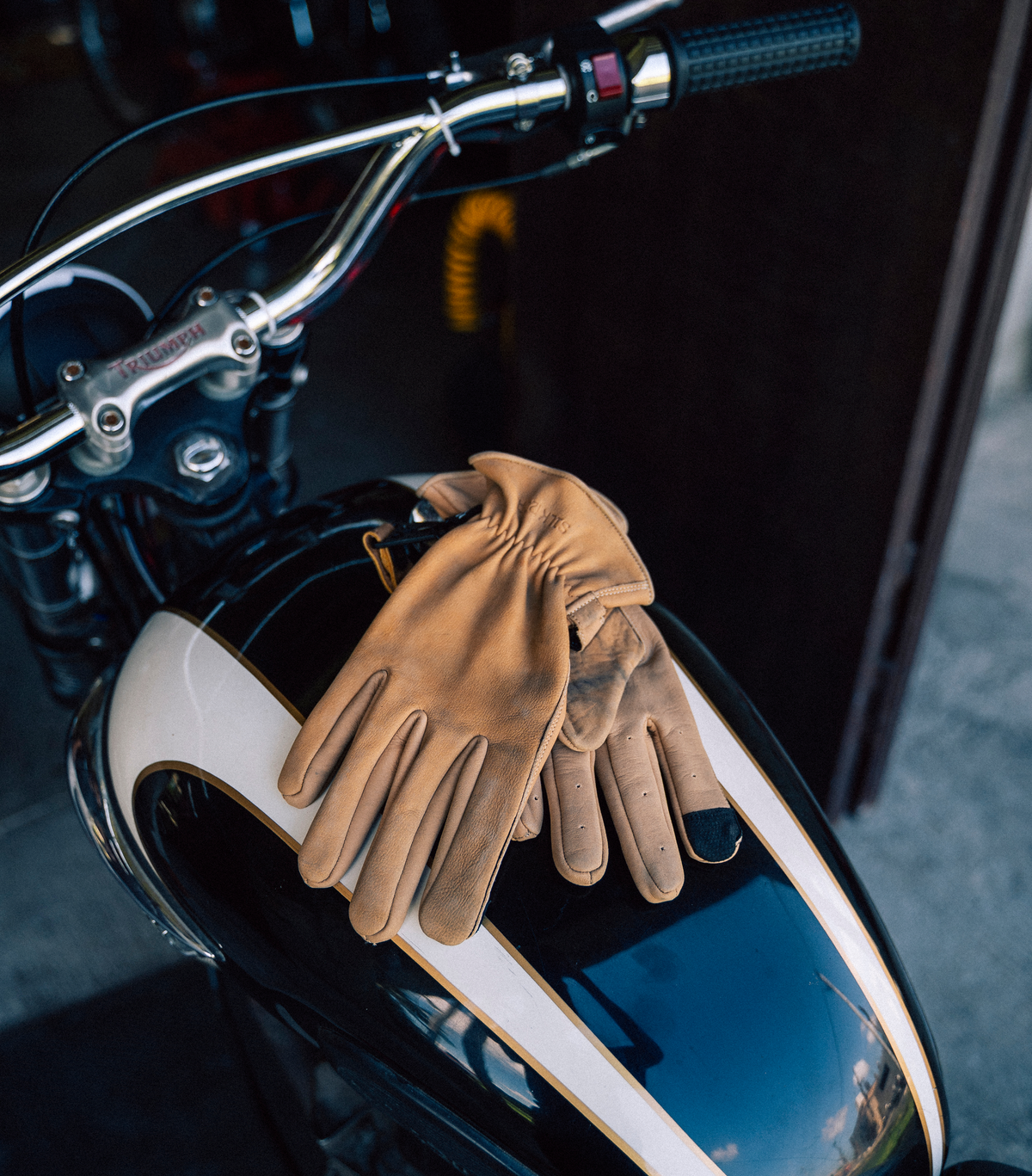 Silk Road Service Leather Gloves Suede Sand FREE UK Delivery, FREE 365 Day Returns | Moto Central